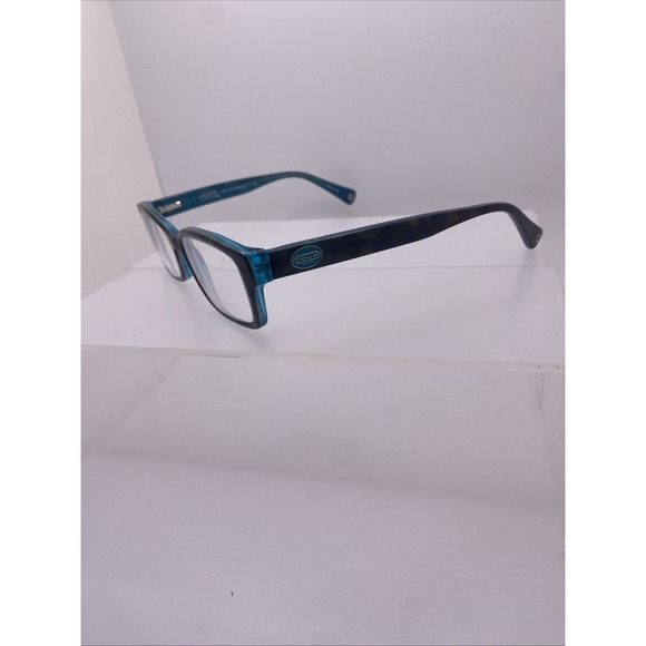 Coach Eyeglasses Women FRAMES ONLY HC 6040 Brooklyn 52-16-135 Tortoise Teal 371 - Picture 9 of 16